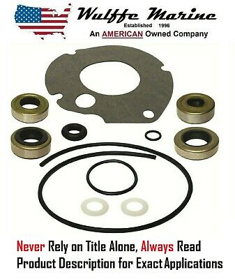 Lower Unit Gearcase Seal Kit For Johnson Evinrude 5.5  6  7.5 Hp Replcs 18-2679
