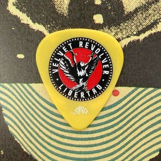 Velvet Revolver Duff Libertad Tour Yellow Guitar Pick - Lowest Price Ever!