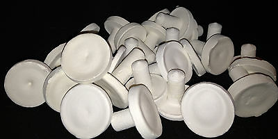 100 Ceramic Frag Plugs For Your Coral Propogation Needs